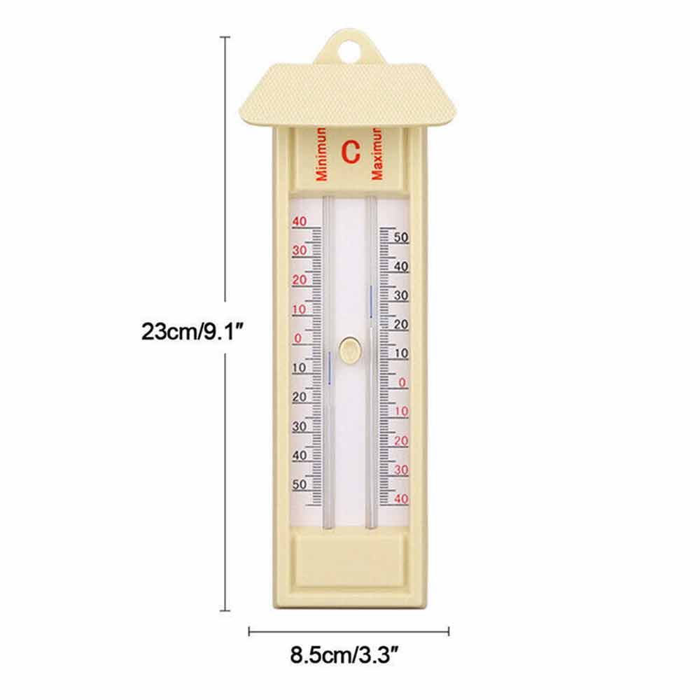 -40 to 50℃ Greenhouse Max-Min Press Thermometer Home Temperature Monitor Tool